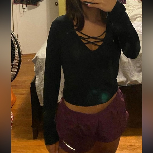 Wet Seal Tops - Wet Seal large black shirt